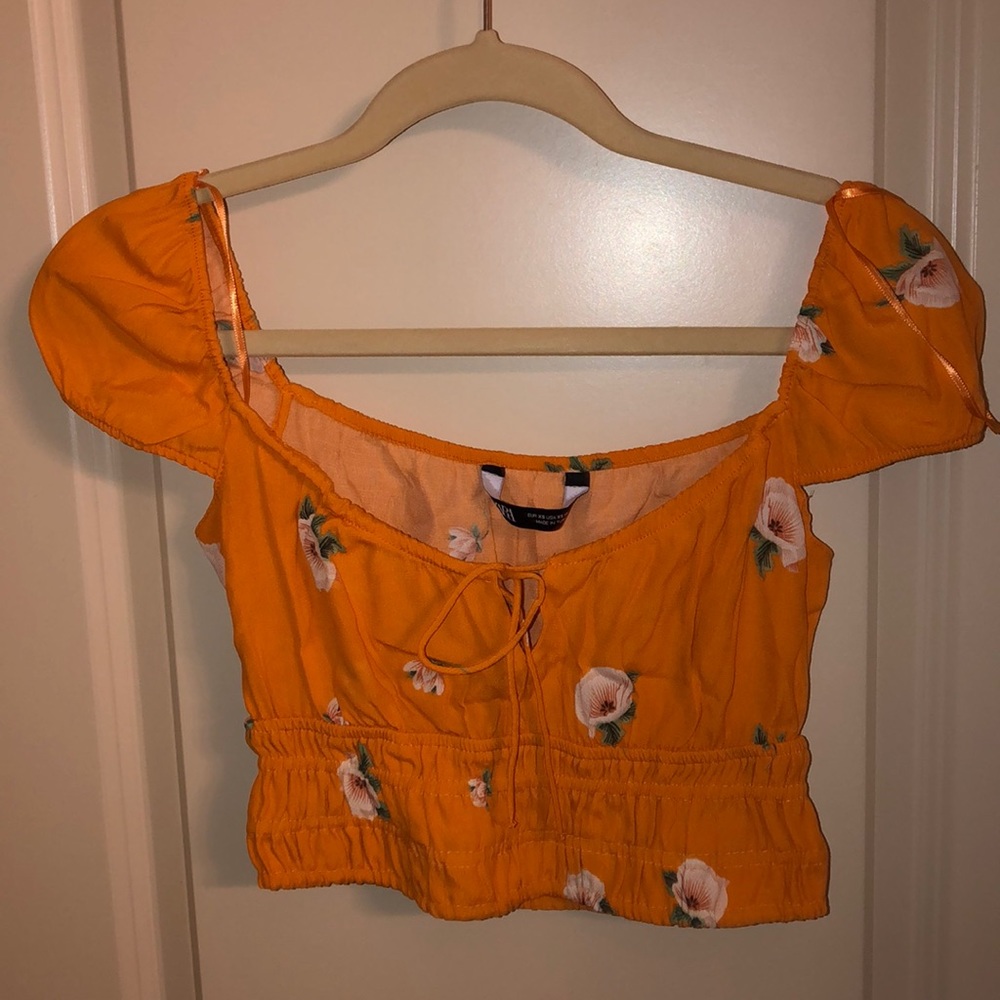 Zara floral top